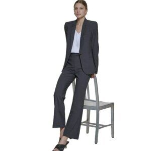 Calvin Klein NWT Gray Blazer Tailored Suit Jacket Size 2